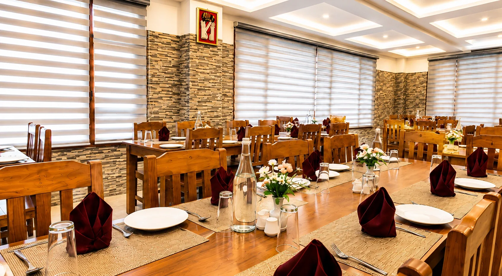 Dining at Tashi Tagye Hotel