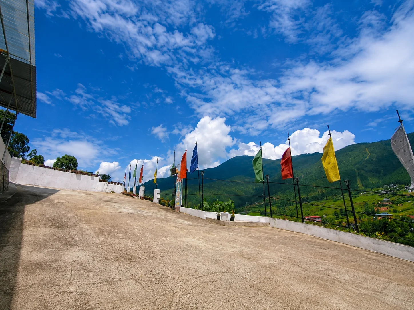 Parking at TASHI TAGYE HOTEL