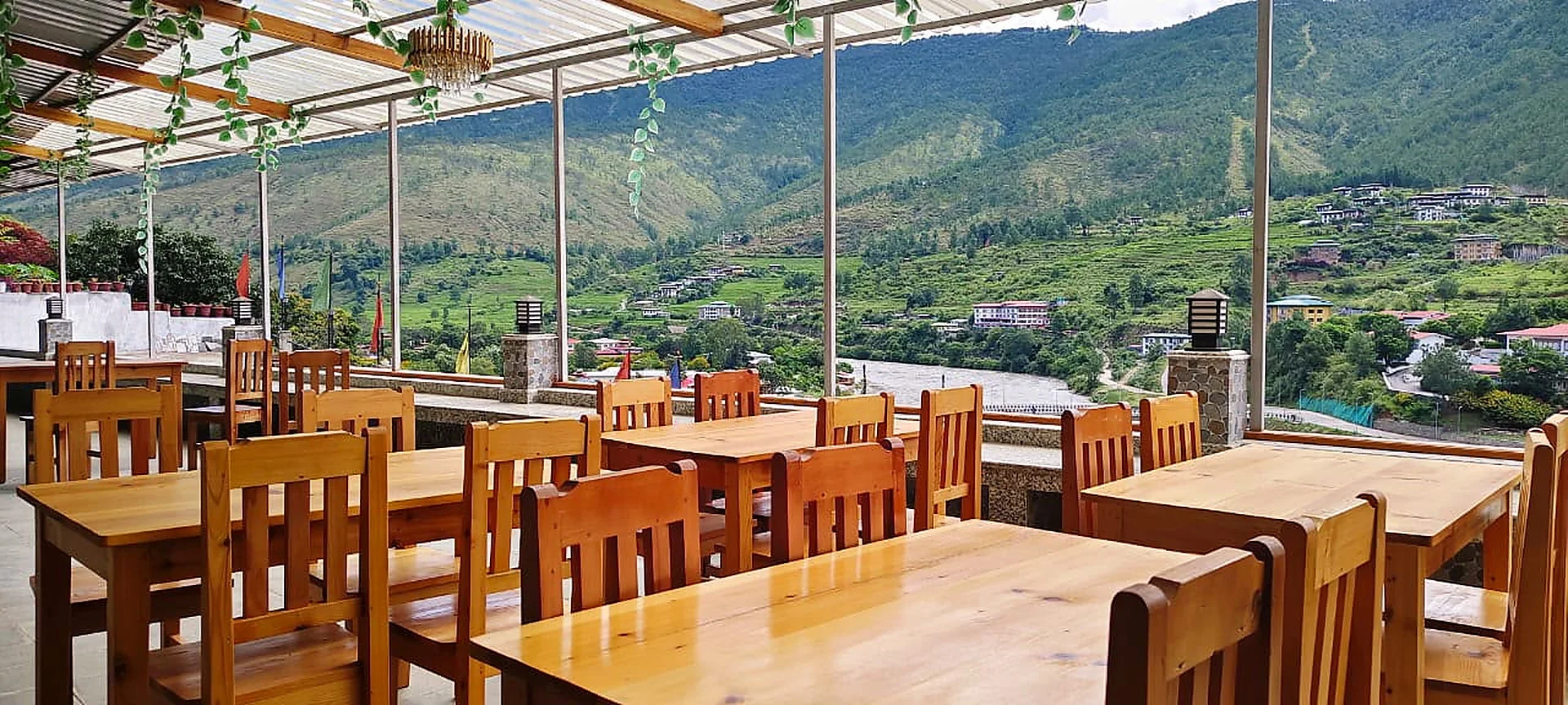 Dining at TASHI TAGYE HOTEL